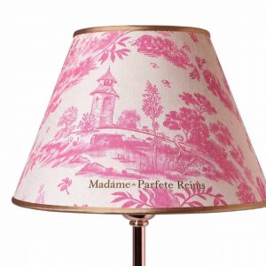 Abat-jour toile de jouy