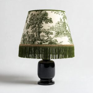 Abat-jour toile de jouy