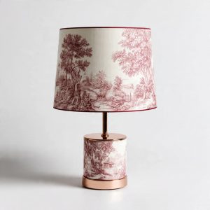 Abat-jour toile de jouy